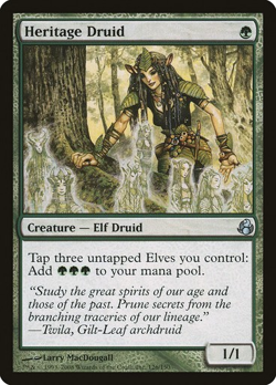 MTG - Heritage Druid - Morningtide - Magic the Gathering - Image 1