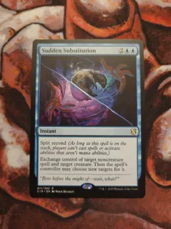 NM Sudden Substitution Commander 2019 C19 MTG Magic the Gathering - Image 1