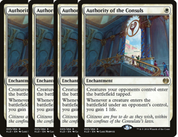 Set 4x Authority of the Consuls - MtG KLD-EN - Image 1