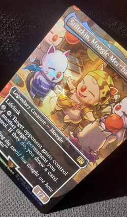 1x MTG FOIL '' STILTZKIN MOOGLE MERCHANT ''/FINAL FANTASY HOLIDAY/ CHOCOBO - Image 2