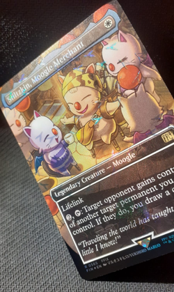 1x MTG FOIL '' STILTZKIN MOOGLE MERCHANT ''/FINAL FANTASY HOLIDAY/ CHOCOBO - Image 3