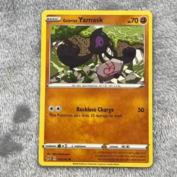 Galarian Yamask 101/192 - Rebel Clash - Common - Pokemon Card TCG - LP - Image 1