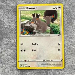 Skwovet 151/192 - Rebel Clash - Common - Pokemon Card TCG - LP - Image 1