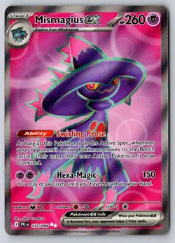 Mismagius ex 112/094 Ultra Rare Phantasmal Flames Pokemon Holo Near Mint - Image 1