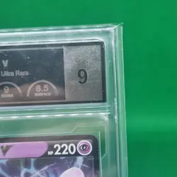PCG 9 Holo MEWTWO V English 2022 Pokemon TCG GO Card 030/071 Full Art MINT Rare - Image 4