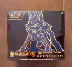 Pokemon Center Pokemon TCG Mega Evolution Elite Trainer Box English Lucario - Image 1
