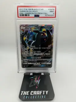 2017 Pokemon S&M Black Star Promo - #SM36 Umbreon GX Holo [Premium Coll] - PSA 9 - Image 1