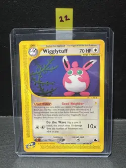 Pokemon TCG - Wigglytuff 🎵🌟 34/144 Skyridge ⛰ Non Holo Rare E-Series Card LP - Image 1