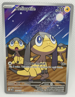 Helioptile 143/132 Pokemon TCG Mega Evolution Illustration Rare Holo - Image 1