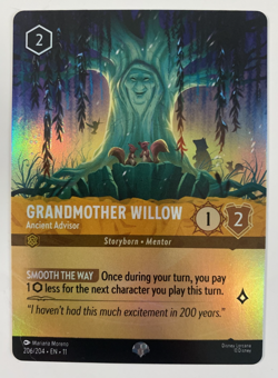 Disney Lorcana Winterspell Grandmother Willow - Ancient Advisor EPIC 206/204 NM - Image 1