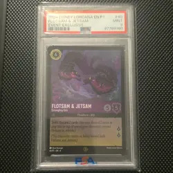 Disney Lorcana Flotsam & Jetsam Entangling Eels Promo Cold Foil PSA 9 #40 EN - Image 1