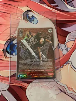 Weiss Schwarz Attack On Titan AOT/S50-E053SP “To Seize Freedom” Sasha SP - Image 1
