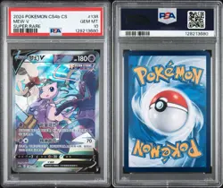 Pokemon TCG: Mew V Super Rare Alt Art 138/132 Chinese Fusion Strike PSA 10 - Image 3
