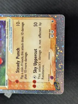Hitmonchan ex 98/109 - ex Ruby & Sapphire Ultra Rare Holo Pokemon TCG HP SWIRL - Image 5
