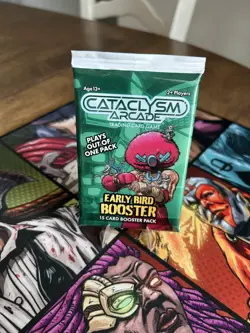 Cataclysm Arcade Play Mat TCG ACD Expo + 1 Early Bird Booster Pack - Image 3