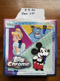 2026 Topps Disney Chrome Mega Box 🚨 SEALED • SHIPS TODAY - Image 1