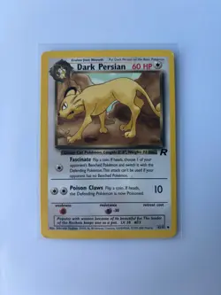 Pokemon TCG Dark Persian 42/82 Uncommon ENG Near Mint Team Rocket Card - Image 1