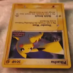 Nintendo Pokemon TCG Pikachu 78/110 EX Holon Phantoms 2006 50 HP English - Image 4