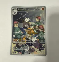 Pokemon TCG Excadrill 174/162 SV05 Temporal Forces Illustration Rare Holo - Image 1