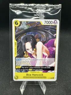 One Piece TCG Boa Hancock P-115 Sealed pre release event promo - Image 1