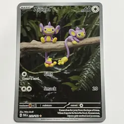 Aipom - Holo Illustration Rare - Paradox Rift - NM 211/182 - Pokemon TCG - Image 1