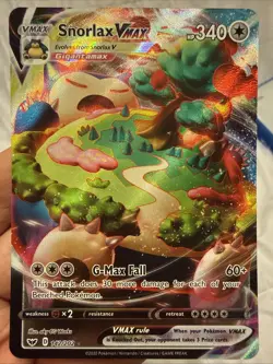 Snorlax VMAX SWSH01 Sword & Shield Base Set 142/202 Pokemon TCG - Image 1