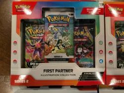Pokemon TCG - First Partner Illustration Collection Series 2 x4 - New And Sealed - Image 2