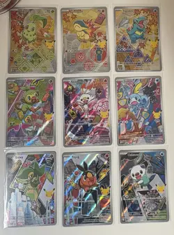 Pokemon TCG First Partner Illustration Collection Series 2 Full Set Of 9 NM - Image 1