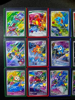 Pokemon TCG First Partner Illustration Collection Series 1&2 Full Set- 18x Cards - Image 2