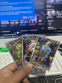 Pokemon TCG: First Partner Illustration Collection Series 2 Galar Gen 8 set of 3 - Image 1