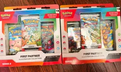 Pokemon TCG First Partner Illustration Collection Series 2 Booster Box x2 - Image 1