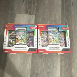 Pokemon TCG First Partner Illustration Collection Series 2 Promo Box Lot (2) - Image 1
