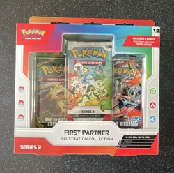 Pokemon TCG First Partner Pack Series 2 Illustration Collection Box New & Sealed - Image 1