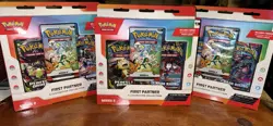 3x Pokemon TCG First Partner Illustration Collection Series 2 BRAND NEW SEALED - Image 1