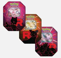 Pokemon TCG Team Rocket Tins Full Set of 3 - New & Sealed ✅🚚 - Image 1