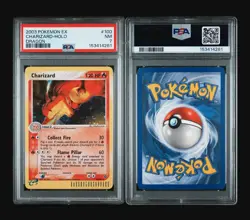2003 Pokemon EX Dragon Charizard Holo #100 PSA 7 NM - Image 3