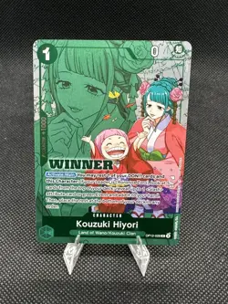 Kouzuki Hiyori OP12-028 (Winner Pack 2026 Vol. 1) One Piece CCG English {K} - Image 1