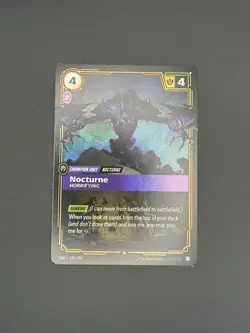 Nocturne - Horrifying Foil Rare Origins 194/298 NM Riftbound Card - Image 1