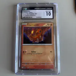 Pokemon Charmander 047 Cosmos Holo CGC 10 Gem Mint Scarlet & Violet Promo Card - Image 1