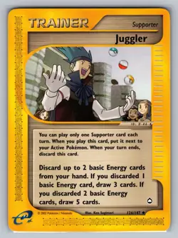 Juggler Aquapolis #126/147 Uncommon Pokemon Card - Image 1