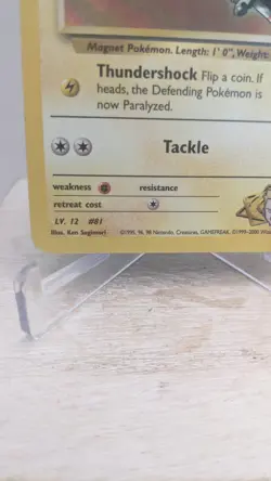 Vintage Pokemon TCG WOTC #80/132 Lt. Surge's Magnemite Gym Heroes Common Card LP - Image 5