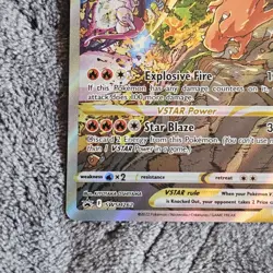 Charizard VSTAR SWSH262 Sword & Shield Black Star Promo Full Art Holo Pokemon - Image 5