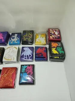 Lot of 29 Assorted Pokemon Sealed ETB Card Sleeves - Image 5