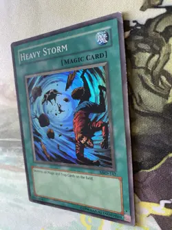 Heavy Storm MRD-142 Metal Raiders Yugioh TCG Holo Spell Card Mp - Image 4