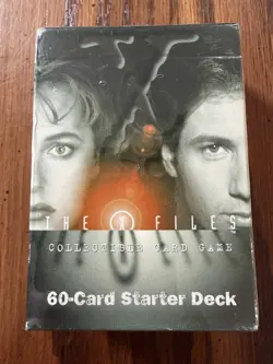 1996 Fox The X-Files Card Game 60-Card Sealed Starter Deck 73854934531 - Image 1