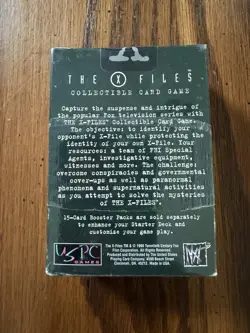 1996 Fox The X-Files Card Game 60-Card Sealed Starter Deck 73854934531 - Image 2