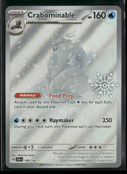 Miscellaneous Cards & Products #149/142 Crabominable (Holiday Calendar) - Image 1