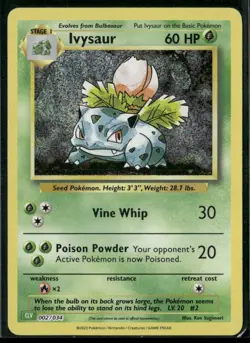 Ivysaur 002/034 Holo Classic Collection Trading Card Game Classic Pokemon NM - Image 1