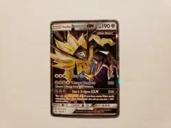 2018 Pokemon Dusk Mane Necrozma GX 90/156 RARE Holo Card - Ultra Prism Set - Image 1
