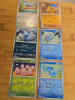 Pokemon SCARLET AND VIOLET 151 Reverse Holo 12 Card Lot - Image 1